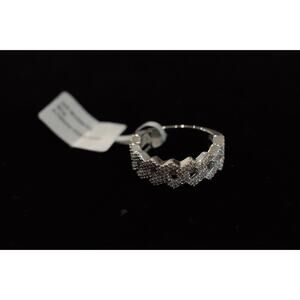 MOISSANITE Ring 925 Sterling Silver Passes Tester Real Iced Hip Hop Ring